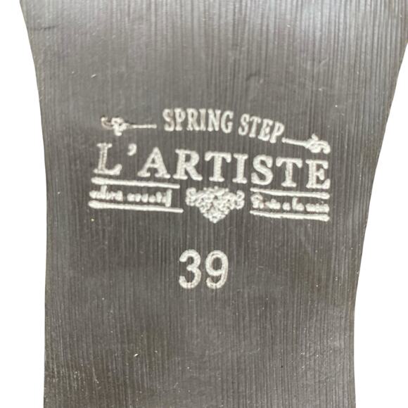 L’artiste X Spring Step Women’s Renaissance Brown Buckle Clog Size 39 US 8.5 - Picture 10 of 12